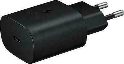 Samsung Φορτιστής Χωρίς Καλώδιο με Θύρα USB-C 25W Power Delivery Μαύρος (EP-TA800N Bulk)