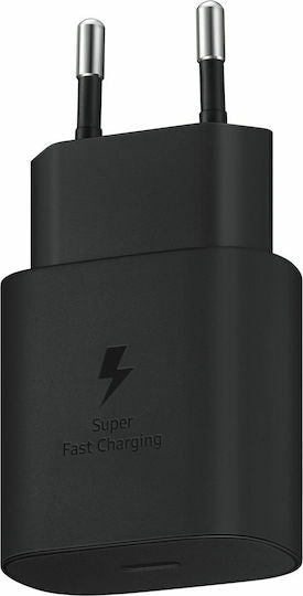 Samsung Φορτιστής Χωρίς Καλώδιο με Θύρα USB-C 25W Power Delivery Μαύρος (EP-TA800N Bulk)