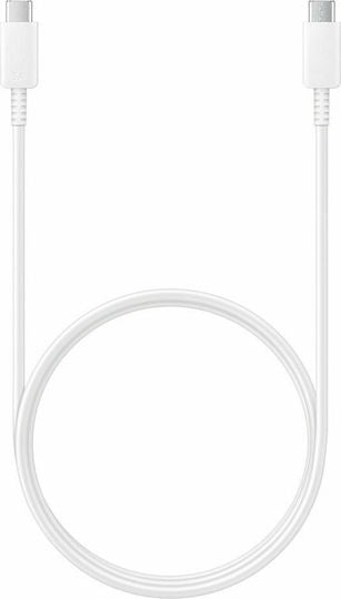 Samsung USB 2.0 Cable USB-C male - USB-C 45W Λευκό 1m EP-DN975BWEGWW