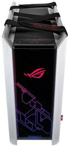 Asus ROG Strix Helios Gaming Midi Tower Κουτί Υπολογιστή με Πλαϊνό Παράθυρο και RGB Φωτισμό White Edition