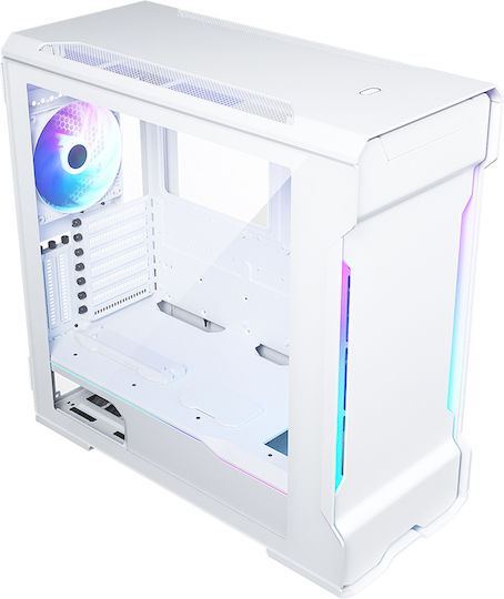 Phanteks Enthoo Evolv X Glass Gaming Midi Tower Κουτί Υπολογιστή με Πλαϊνό Παράθυρο και RGB Φωτισμό Λευκό