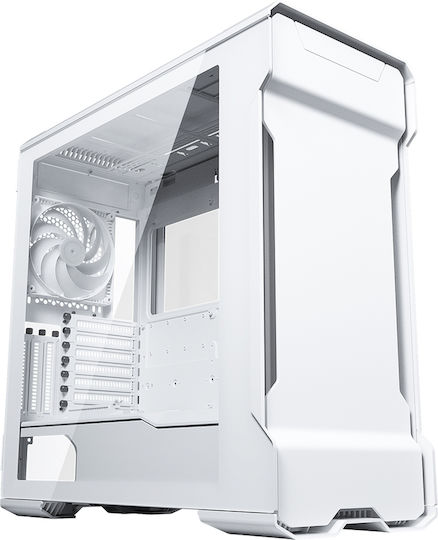 Phanteks Enthoo Evolv X Glass Gaming Midi Tower Κουτί Υπολογιστή με Πλαϊνό Παράθυρο και RGB Φωτισμό Λευκό