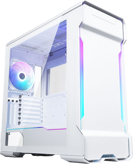 Phanteks Enthoo Evolv X Glass Gaming Midi Tower Κουτί Υπολογιστή με Πλαϊνό Παράθυρο και RGB Φωτισμό Λευκό