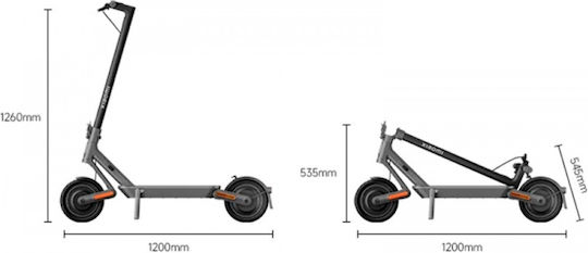 Xiaomi Electric Scooter 4 Ultra Ηλεκτρικό Πατίνι με 25 km/h Max Ταχύτητα και 70 km Αυτονομία σε Μαύρο Χρώμα