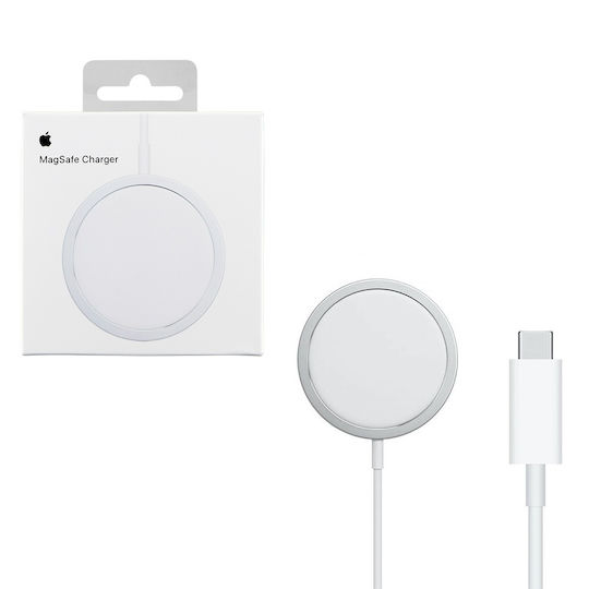 Apple Φορτιστής Magsafe 15W Λευκός (Magsafe Charger 15w)
