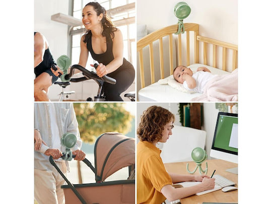 Momcozy Ανεμιστηράκι USB Χωρίς Πτερύγια Πράσινο PF001-PU10BA-A