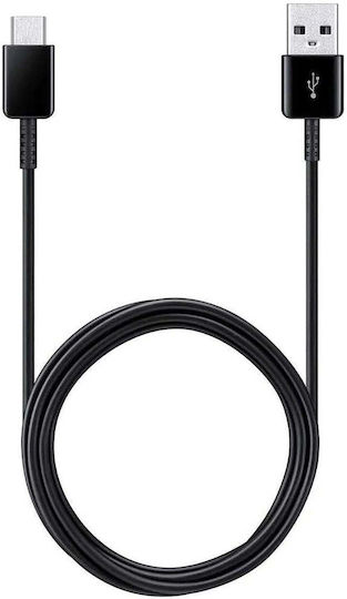 Samsung USB 2.0 Cable USB-C male - USB-A Μαύρο 1.5m EP-DG970BBE Bulk