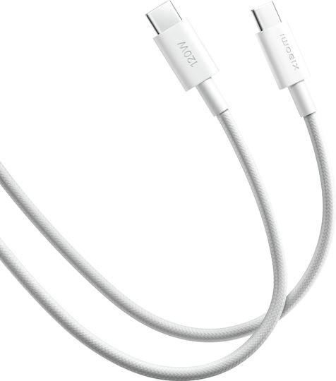 Xiaomi Braided USB 2.0 Cable USB-C male - USB-C 120W Λευκό 2m BHR087AGL