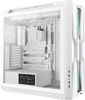 Deepcool Genome III Gaming Full Tower Κουτί Υπολογιστή με Πλαϊνό Παράθυρο και RGB Φωτισμό Λευκό