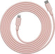 Fast Charging Data Cable USB-C Lightning Apple Avolt 2 Meters Pastel Pink