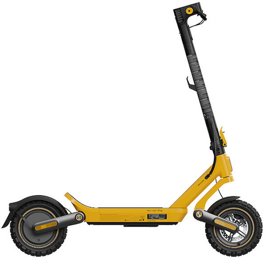 Xiaomi Electric Scooter 6 Ultra Ηλεκτρικό Πατίνι με 25km/h Max Ταχύτητα και 75km Αυτονομία σε Κίτρινο Χρώμα