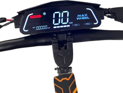Mobix F1 Ηλεκτρικό Πατίνι με 25km/h Max Ταχύτητα και 45km Αυτονομία σε Μαύρο Χρώμα
