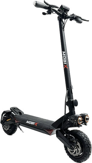 Mobix Elite T8B Ηλεκτρικό Πατίνι με 25km/h Max Ταχύτητα και 55km Αυτονομία σε Μαύρο Χρώμα