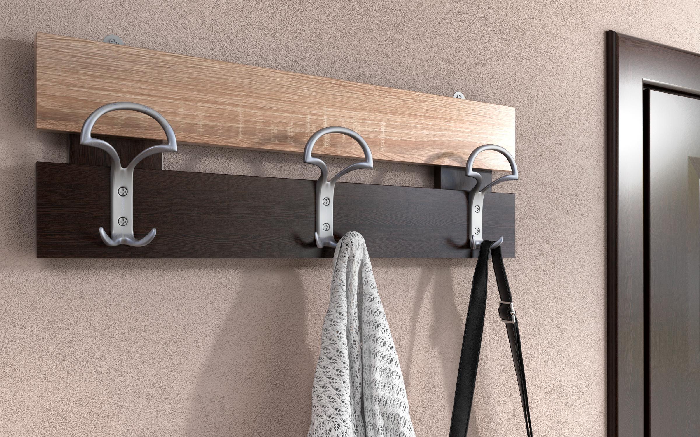 Κρεμάστρα Kitamura 5317 wenge + δρυς sonoma