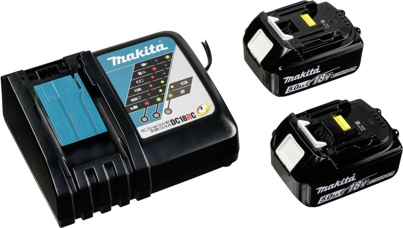 Κρουστικό δραπανοκατσάβιδο Makita Μπαταρίας 18V 2x5Ah