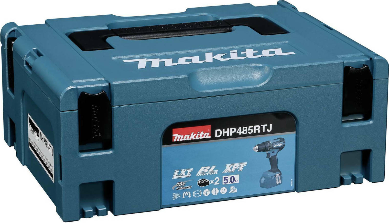 Κρουστικό δραπανοκατσάβιδο Makita Μπαταρίας 18V 2x5Ah