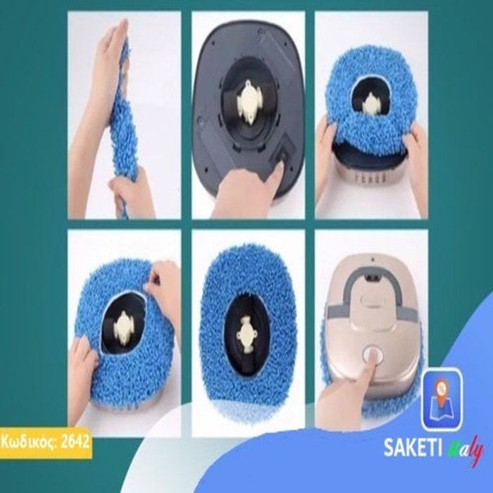 saketi italy - automatic floor cleaner for sweeping and mopping