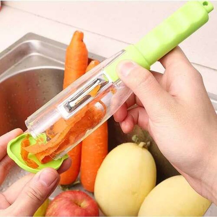 saketi italy - fruit/vegetable peeler with container