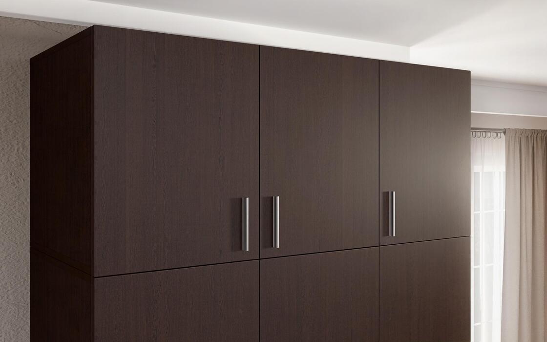 saketi italy - 3-leaf wardrobe loft tobias