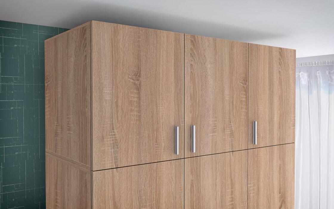 saketi italy - 3-leaf wardrobe loft tobias