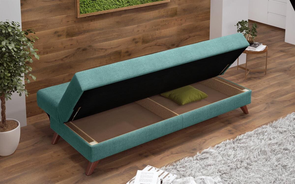 saketi italy - three-seater sofa/bed brenda