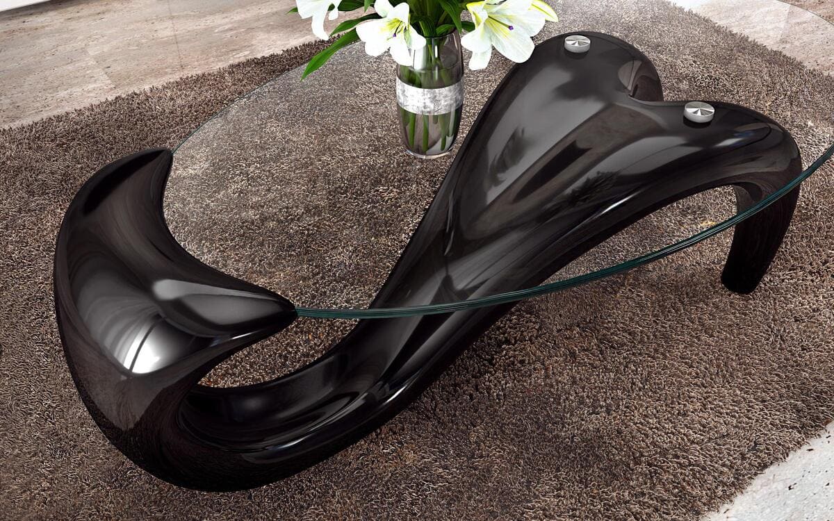 saketi italy - living room table velvet