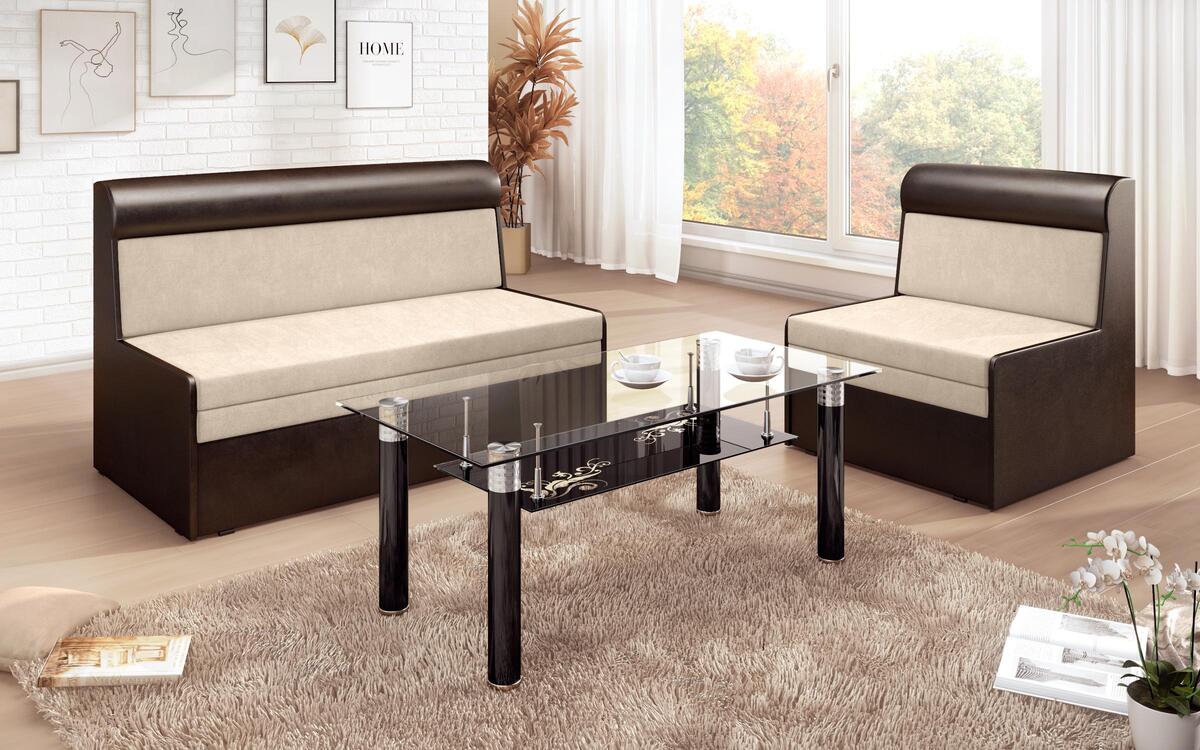saketi italy - glass coffee table lili