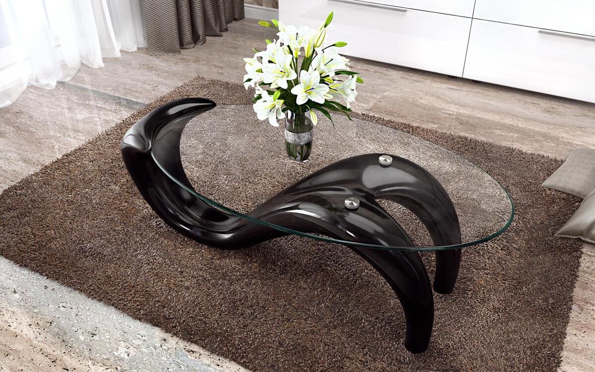 saketi italy - living room table velvet