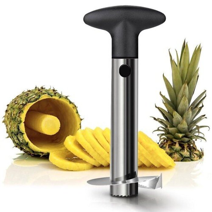 saketi italy - stainless steel pineapple peeler molly