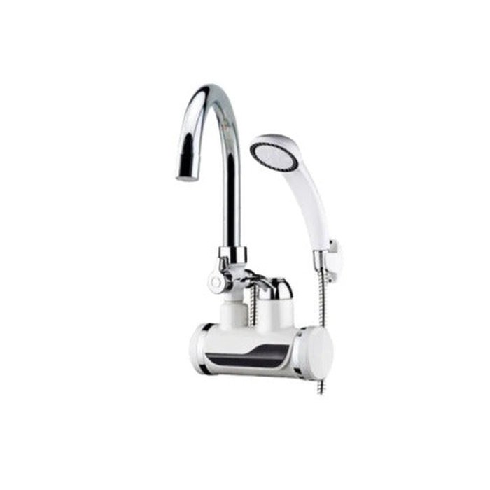 saketi italy - faucet rapid heater inox with led display