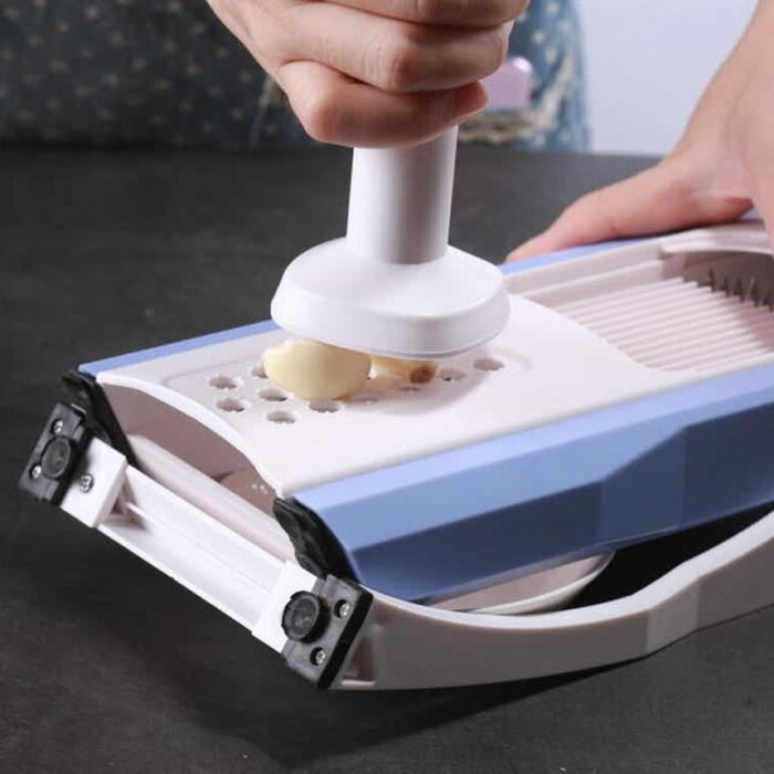 saketi italy - mandolin 5 in 1 with safe vegetable cutting and adjustable cutter