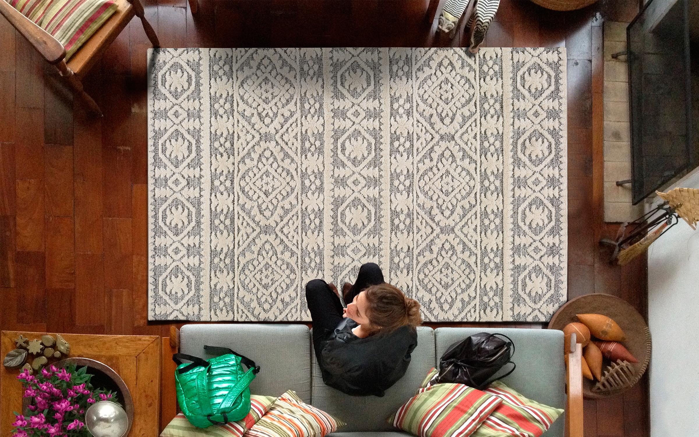 saketi italy - carpet blanco