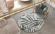 saketi italy - round carpet pedro
