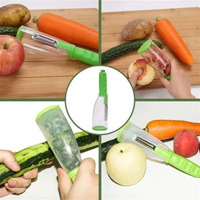 saketi italy - fruit/vegetable peeler with container