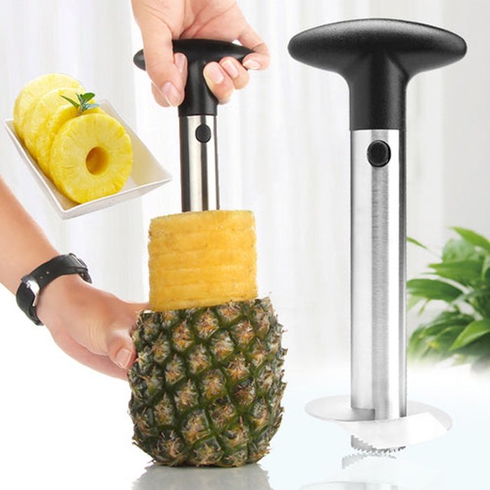 saketi italy - stainless steel pineapple peeler molly