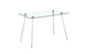 saketi italy - glass table bas
