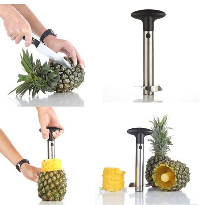 saketi italy - stainless steel pineapple peeler molly