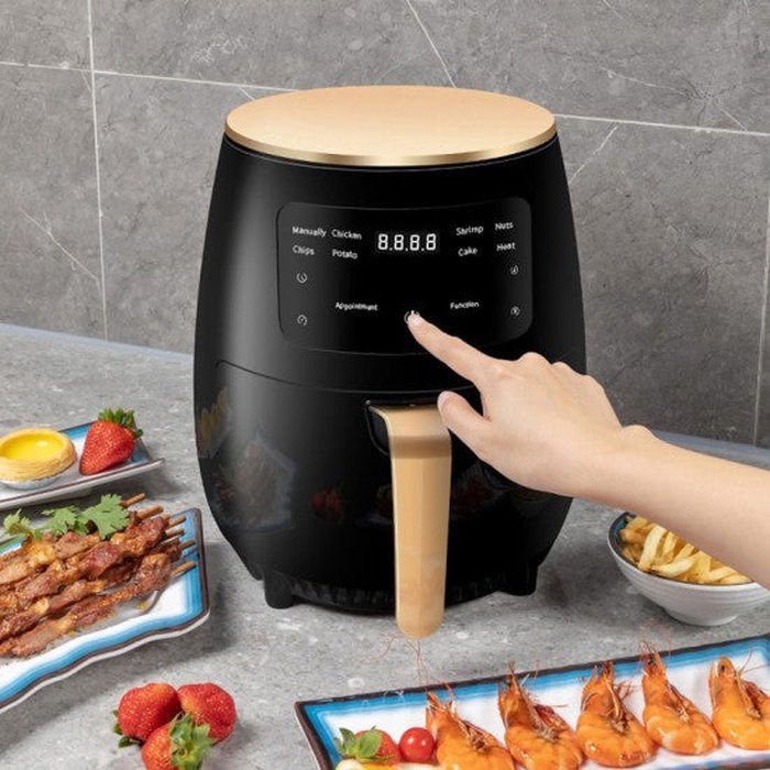 saketi italy - air fryer with removable container and touch screen
