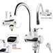 saketi italy - faucet rapid heater inox with led display