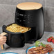 saketi italy - air fryer with removable container and touch screen