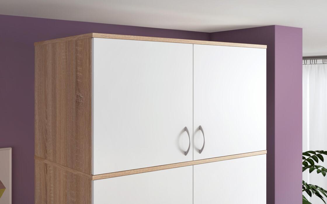 saketi italy - 2-leaf wardrobe loft matos