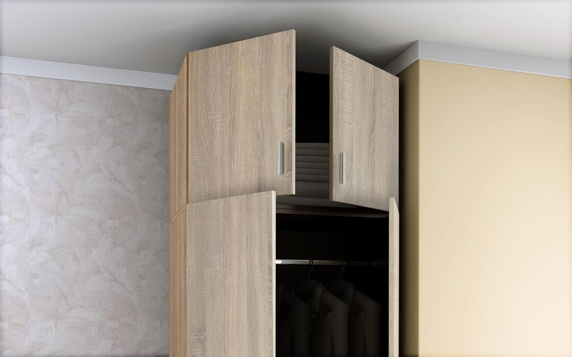 saketi italy - 2-leaf wardrobe loft jobe