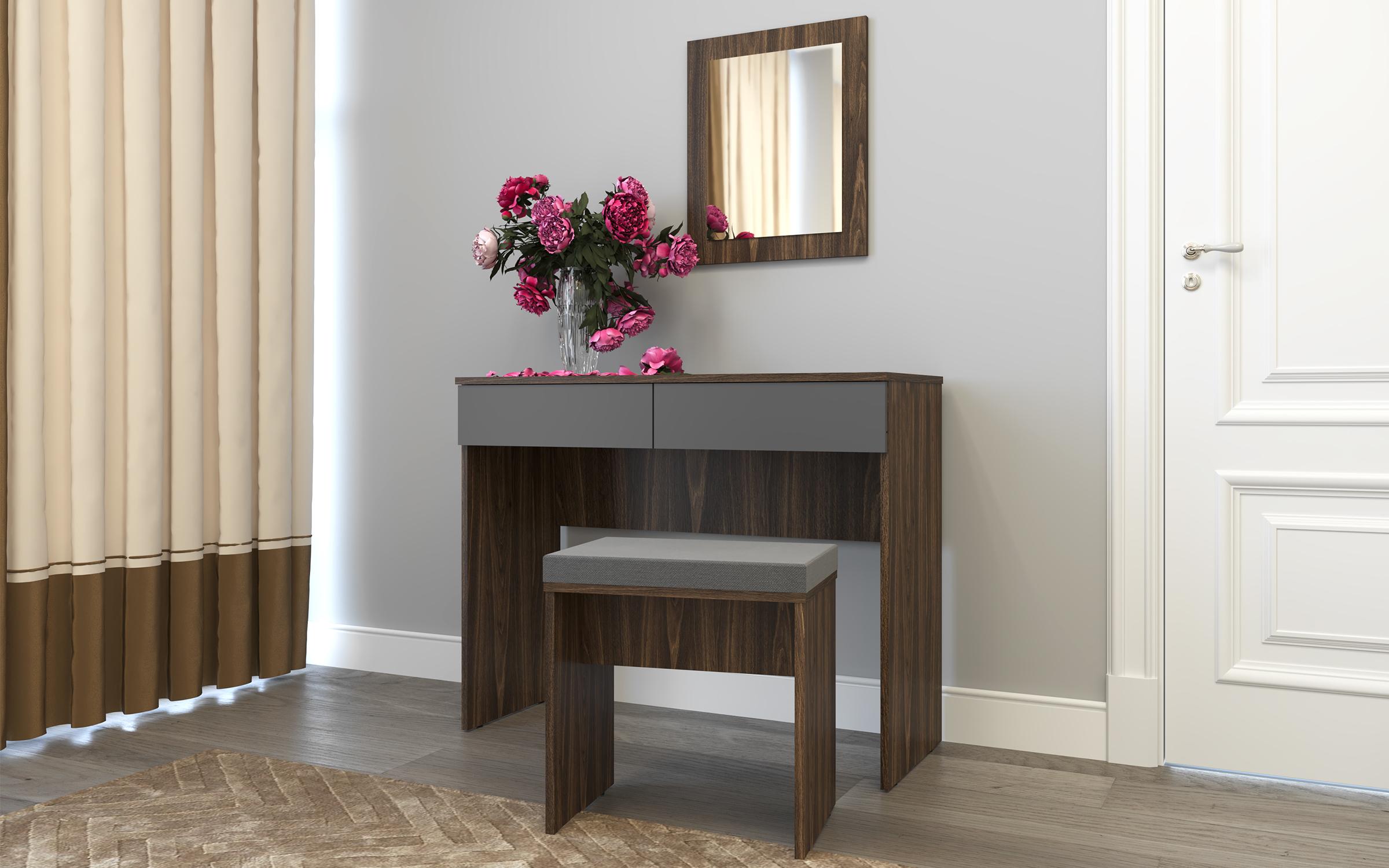 Κονσόλα σετ Manor 5425 δρυς bourbon + γραφίτης