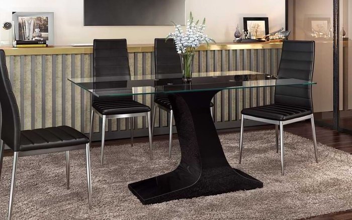 saketi italy - glass table seamus