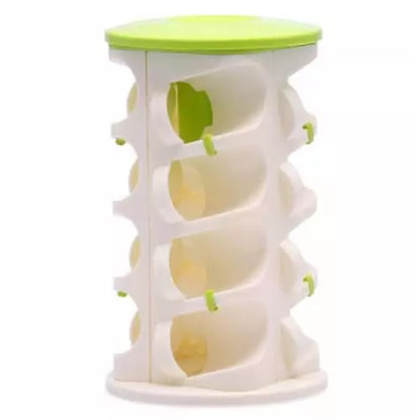 saketi italy - rotating spice stand 16 piece