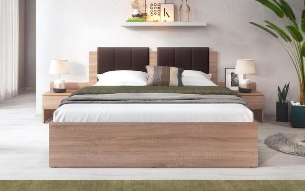 saketi italy - double bed and two bedside tables twix